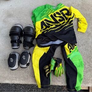 ANSR Kids Green and Yellow Matching Set